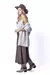 SACO TEJIDO MANGA GLOBO CON OCHOS (495/93) - comprar online