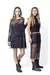 VESTIDO BOBO ENCAJE CON VOLADOS MANGA LARGA - tienda online