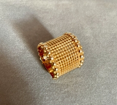 Anel no banho de ouro 18k