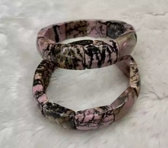 Pulseira de pedra natural rodonita - comprar online