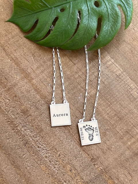 Escapulário Corrente Cartier Personalizado Em Prata 925