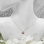 Collar Con Cadena Y Corazon Esmaltado - Plata 925 - Izzap Joyas