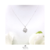 Collar Con Dije Trébol - Plata 925