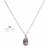 Collar Cadena Y Cristal Swarovski Gota Engarce Flor - Plata - comprar online