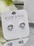 Aros Pasantes Corazon Con Brillitos - Acero Quirurgico - tienda online