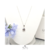Collar Cadena + Dije Circulo De Cristal Engarzado Plata 925 - comprar online