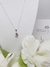 Collar Cadena + Dije Circulo De Cristal Engarzado Plata 925 - tienda online