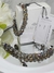 Pulsera Con Cuentas Facetadas Regulable Acero Quirurgico - Izzap Joyas