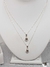 Collar Cadena + Dije Circulo De Cristal Engarzado Plata 925 - Izzap Joyas