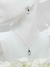 Collar Con Dije Cristal Swarovski Cap Pear Gota 18mm Plata - Izzap Joyas