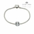 Pulsera Cierre Corazon Y Dije Pasante Laminado Premium Plata en internet