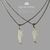 Pack 2 Collares Argentina - Familia - Acero Quirurgico