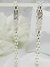 Pulsera Plata Y Oro Panter Con Barrita Labrada Con Flores en internet