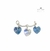 Dije Bandera Argentina Cristales Swarovski E® - Plata 925