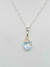Collar Con Cadena Y Cristal Swarovski Barroco 16 Mm - Plata - tienda online