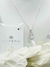 Collar Cadena Gota Swarovski Con Pluma Larga - Plata - Izzap Joyas