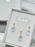 Conjunto Aros+ Cadena Y Dije Cristal Swarovski OVALO Plata925 en internet