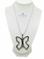 Collar Mariposa Calada Con Doble Brillo