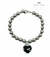 Pulsera Corazon Y Bolitas - Acero Quirúrgico - Unisex