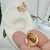 Aro Cuff Solitario V Con Brillos Acero Quirurgico - tienda online