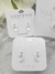 Aros Cristal Rivoli 8 Mm Bolitas Pasantes Plata 925 Sw