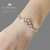 Pulsera Plata Y Oro Juliana Coronita De Princesa