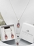 Aros Brisura Con Cristales Gota 16 Mm Plata 925 Swa - tienda online