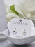 Aros Cristal Rivoli 8 Mm Bolitas Pasantes Plata 925 Sw