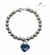 Imagen de Pulsera Corazon Y Bolitas - Acero Quirúrgico - Unisex