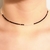 Cadena Chocker Gargantilla Bolitas Lisas Y Checas -plata 925 en internet