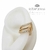 Aro Cuff Solitario V Con Brillos Acero Quirurgico