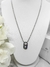 Collar Acero Quirúrgico Chapita Brillo Y Doble Faz Liso - tienda online