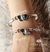 Pulsera Esclava Plata Y Oro MARIPOSA