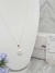 Collar Cadena + Dije Perla Plata 925