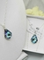 Collar De Cadena + Cristal Swarovski Barroco 22mm Plata 925 - Izzap Joyas