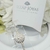 Pulsera Plata Y Oro Juliana Circulo Flores Caladas - tienda online