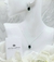 Collar Cadena Y Cristal Swarovski Gota Engarce Flor - Plata