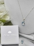 Collar Cadena Y Cristal Swarovski Gota Engarce Flor - Plata en internet