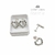 Aros Abridores Corazones Brillantes - Laminados Plata 925 - comprar online