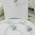 Imagen de Pulsera Cierre Corazon Y Dije Pasante Laminado Premium Plata