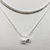 Collar Conjunto Doble Cadena Y Bolitas - Acero - tienda online