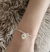 Imagen de Pulsera Veneciana Diamantada Corazon Cristal Sw Plata Italia