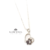 Collar Cadena + Corazon Calado Con Huellita Perro Plata 925