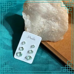 Trio zirconia verde claro (TRC87)