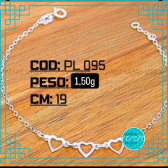 Pulseira coração (PUCZ435)