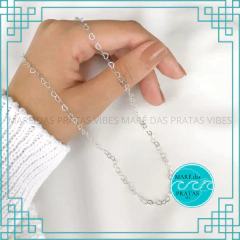 corrente elo de Coração 60cm fio 50 (0804367)