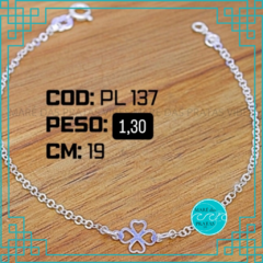 Pulseira trevo (pt4f)