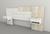 Respaldar con Mesa de Luz Flotante - 1,40m | 1,60m - comprar online