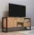 Rack Mesa Tv Para Led Industrial hierro con Melamina 1.30 mts - comprar online