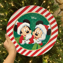 Souplast Mickey e Minie Noel Vrm/vde 33cm